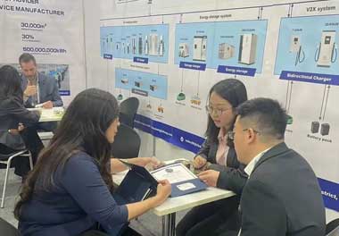 鴻嘉利新能源亮相韓國展會，為全球充電行業(yè)貢獻(xiàn)“中國力量”(圖6)